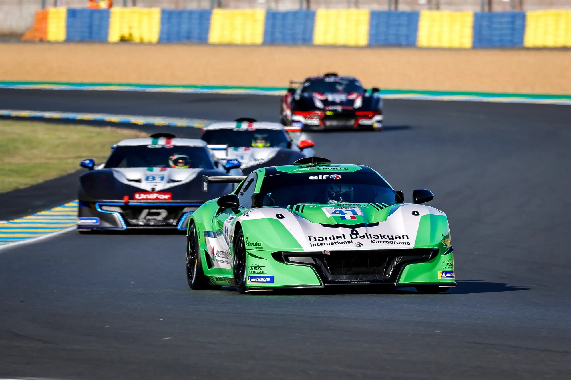 El #41 en el circuito de Le Mans